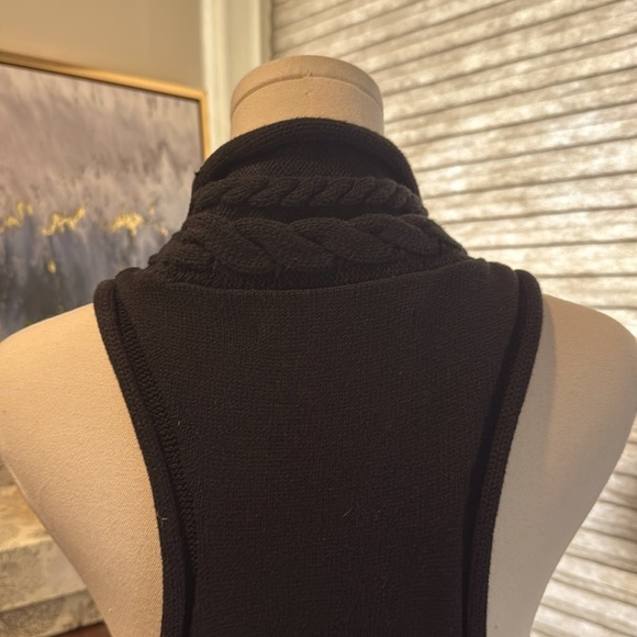 Rubbish Woman's Black Sleeveless Knit Cardigan. Size Small - Picture 4 of 6